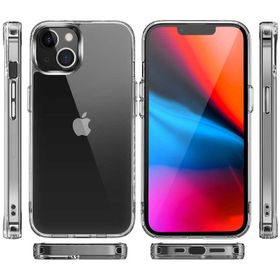 Vendas iPhone 14 Plus First Serisi SGS Darbe Lisanslı Şeffaf 5D Kamera Lens Cam Ekran Koruyucu Cep Telefonu Kılıfı