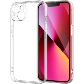Vendas iPhone 14 Plus Fora Serisi Kamera Korumalı Soft Şeffaf Silikon Cam Ekran Koruyucu Cep Telefonu Kılıfı