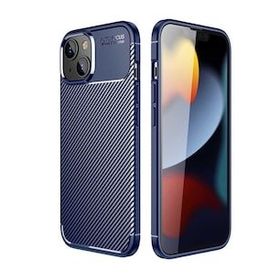 Vendas iPhone 14 Plus Uyumlu Karbon Fiber Tasarımlı Kamera Çıkıntılı Darbe Dirençli Kılıf