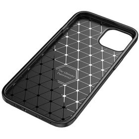 Vendas iPhone 14 Plus Uyumlu Karbon Fiber Tasarımlı Kamera Çıkıntılı Darbe Dirençli Kılıf