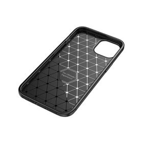 Vendas iPhone 14 Plus Uyumlu Karbon Fiber Tasarımlı Kamera Çıkıntılı Darbe Dirençli Kılıf