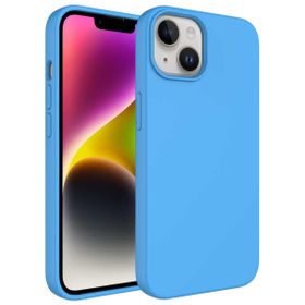 Vendas iPhone 14 Plus Uyumlu Kivi Serisi Water Tecnology Kamera Çıkıntılı Silinebilir Pastel Colour Sert Silikon Kılıf