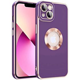 Vendas iPhone 14 Plus Uyumlu Kongo Serisi Parlak Renkli Logo Gösteren Silikon Kılıf