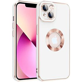 Vendas iPhone 14 Plus Uyumlu Kongo Serisi Parlak Renkli Logo Gösteren Silikon Kılıf