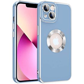 Vendas iPhone 14 Plus Uyumlu Kongo Serisi Parlak Renkli Logo Gösteren Silikon Kılıf