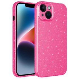 Vendas iPhone 14 Plus Uyumlu Koton Serisi Kamera Korumalı Simli Lüks Silikon Kılıf