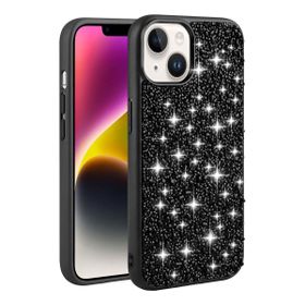 Vendas iPhone 14 Plus Uyumlu Linea Serisi Parlak Taşlı Tasarımlı Magic Fashion Kılıf