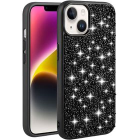 Vendas iPhone 14 Plus Uyumlu Linea Serisi Parlak Taşlı Tasarımlı Magic Fashion Kılıf