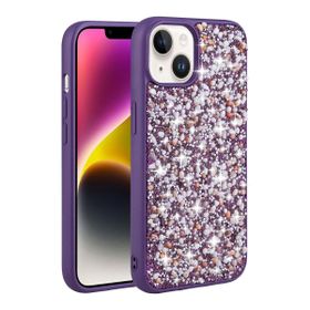 Vendas iPhone 14 Plus Uyumlu Linea Serisi Parlak Taşlı Tasarımlı Magic Fashion Kılıf