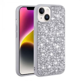 Vendas iPhone 14 Plus Uyumlu Linea Serisi Parlak Taşlı Tasarımlı Magic Fashion Kılıf