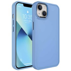Vendas iPhone 14 Plus Uyumlu Pastel Serisi Metal Kamera Çerçeve ve Buton Tasarımlı Darbe Dirençli Silikon Kılıf