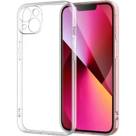 Vendas iPhone 14 Plus Uyumlu Simple Serisi Kamera Korumalı Soft Şeffaf Silikon Kılıf