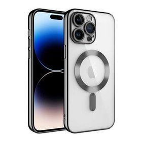 Vendas iPhone 14 Pro Demre Serisi Kamera Korumalı Magsafe Wireless Şarj Özellikli Elektroplated Cep Telefonu Kılıfı