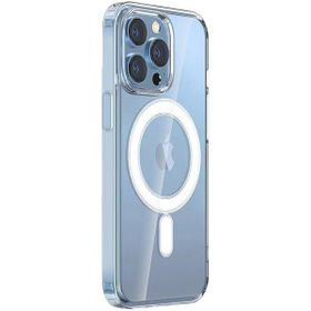 Vendas iPhone 14 Pro Embos Serisi Magsafe Şarj Özellikli Şeffaf Sert PC Cep Telefonu Kılıfı