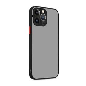 Vendas iPhone 14 Pro Mara Serisi Arkası Mat Renkli Hux Silikon Cep Telefonu Kılıfı