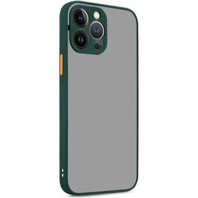 Vendas iPhone 14 Pro Mara Serisi Arkası Mat Renkli Hux Silikon Cep Telefonu Kılıfı