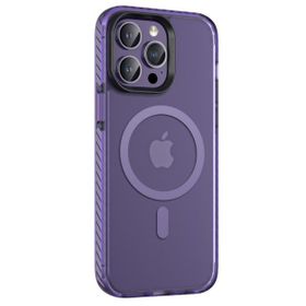 Vendas iPhone 14 Pro Max Locik Serisi Mat Arka Yüzey Wireless Şarj Özellikli Mat PC Arka Yüzeyli Cep Telefonu Kılıfı