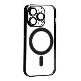 Vendas iPhone 14 Pro Max Uyumlu (14 Pro Max) Porta Serisi Kamera Korumalı Magsafe Özellikli Elektroplated Sert Kılıf