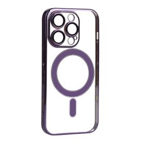 Vendas iPhone 14 Pro Max Uyumlu (14 Pro Max) Porta Serisi Kamera Korumalı Magsafe Özellikli Elektroplated Sert Kılıf