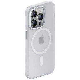 Vendas iPhone 14 Pro Max Uyumlu Buzlu Mat Tasarımlı Wireless Şarj Destekli Kamera Çıkıntılı Sert Magnetik Kılıf