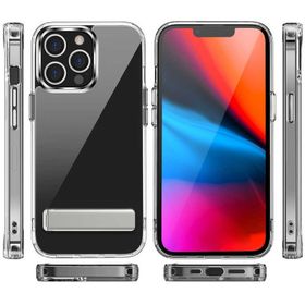 Vendas iPhone 14 Pro Max Uyumlu D-First Serisi Sgs Darbe Lisanslı Dahili Standlı Yardımcı Tuş Takımlı Silikon Kılıf