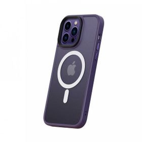 Vendas iPhone 14 Pro Max Uyumlu Hybrid Magsafe Wireless Şarj Destekli Magic Smooth Silikon Kılıf