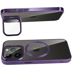 Vendas iPhone 14 Pro Max Uyumlu Klon Serisi Magsafe Wireles s Şarj Destekli Standlı Sert Kılıf