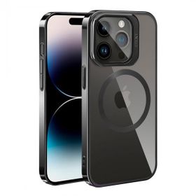 Vendas iPhone 14 Pro Max Uyumlu Klon Serisi Magsafe Wireles s Şarj Destekli Standlı Sert Kılıf