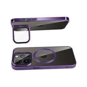 Vendas iPhone 14 Pro Max Uyumlu Klon Serisi Magsafe Wireles s Şarj Destekli Standlı Sert Kılıf