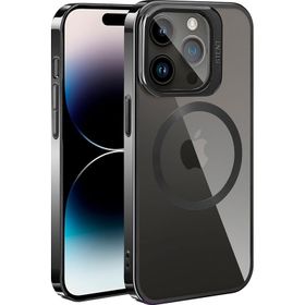 Vendas iPhone 14 Pro Max Uyumlu Klon Serisi Magsafe Wireles s Şarj Destekli Standlı Sert Kılıf