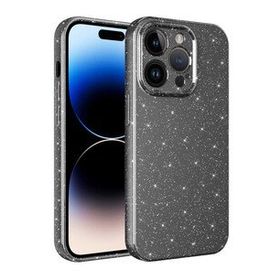 Vendas iPhone 14 Pro Max Uyumlu Koton Serisi Kamera Korumalı Simli Lüks Silikon Kılıf