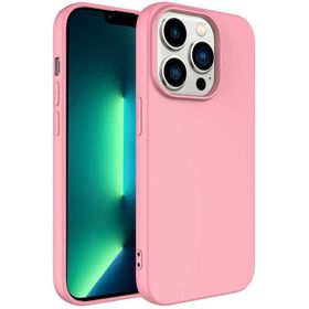 Vendas iPhone 14 Pro Max Uyumlu Lansman Kadife Dokulu Fit Premium Kılıf