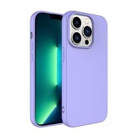 Vendas iPhone 14 Pro Max Uyumlu Lansman Serisi Yumuşak Dokulu Kadife Yüzeyli Silikon Kılıf