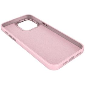 Vendas iPhone 14 Pro Max Uyumlu Luna Serisi Metal Çerçeve ve Buton Tasarımlı Silikon Kılıf