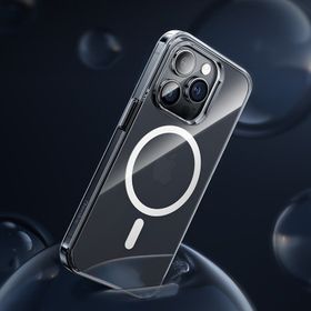 Vendas İphone 14 Pro Max Uyumlu Magnetik Crystal Wireless Şarj Destekli Magic Fit Silikon Kılıf