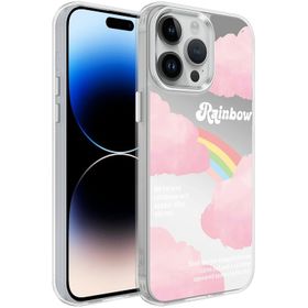 Vendas iPhone 14 Pro Max Uyumlu Mimbo Serisi Airbag Köşeli Parlak Tasarımlı Moda Dizayn Kılıf