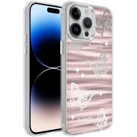Vendas iPhone 14 Pro Max Uyumlu Mimbo Serisi Airbag Köşeli Parlak Tasarımlı Moda Dizayn Kılıf