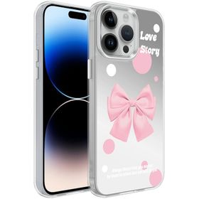 Vendas iPhone 14 Pro Max Uyumlu Mimbo Serisi Airbag Köşeli Parlak Tasarımlı Moda Dizayn Kılıf