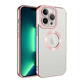 Vendas iPhone 14 Pro Max Uyumlu Omega Serisi Kamera Korumalı Logo Gösteren Fit Kılıf