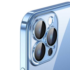 Vendas iPhone 14 Pro Max Uyumlu Pilas Serisi Elektroplated Sert PC Renkli Çerçeveli Silikon Kılıf