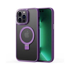 Vendas iPhone 14 Pro Max Uyumlu Ting Serisi Magsafe Wireless Şarj Özellikli Dahili Standlı Kılıf
