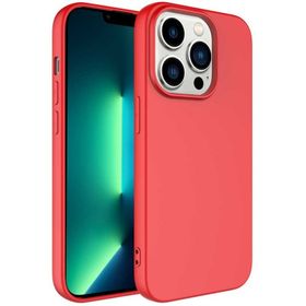 Vendas iPhone 14 Pro Max Uyumlu W-Lansman Serisi İçi Kadife Yumuşak Dokulu Lansman Kılıf