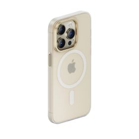 Vendas iPhone 14 Pro Uyumlu Buzlu Mat Tasarımlı Wireless Şarj Destekli Kamera Çıkıntılı Sert Magnetik Kılıf