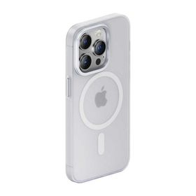 Vendas iPhone 14 Pro Uyumlu Buzlu Mat Tasarımlı Wireless Şarj Destekli Kamera Çıkıntılı Sert Magnetik Kılıf