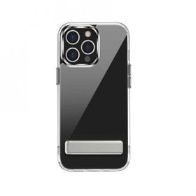 Vendas iPhone 14 Pro Uyumlu D-First Serisi Sgs Darbe Lisanslı Dahili Standlı Yardımcı Tuş Takımlı Silikon Kılıf