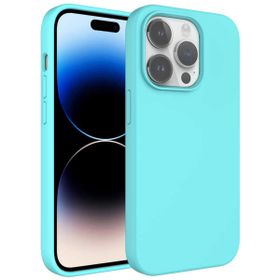 Vendas iPhone 14 Pro Uyumlu Kivi Serisi Water Tecnology Kamera Çıkıntılı Silinebilir Pastel Colour Sert Silikon Kılıf