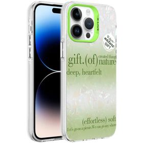Vendas iPhone 14 Pro Uyumlu Marbello Serisi Mermer Desenli Parlak Yüzeyli Dizayn Kılıf