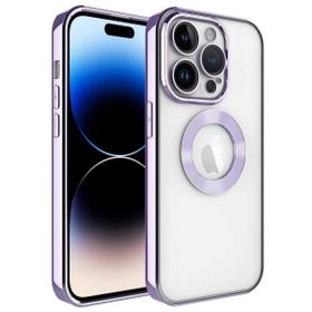Vendas iPhone 14 Pro Uyumlu Omega Serisi Kamera Korumalı Logo Gösteren Fit Kılıf
