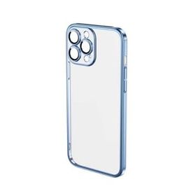 Vendas iPhone 14 Pro Uyumlu Pilas Serisi Elektroplated Sert PC Renkli Çerçeveli Silikon Kılıf