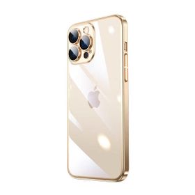 Vendas iPhone 14 Pro Uyumlu Pilas Serisi Elektroplated Sert PC Renkli Çerçeveli Silikon Kılıf